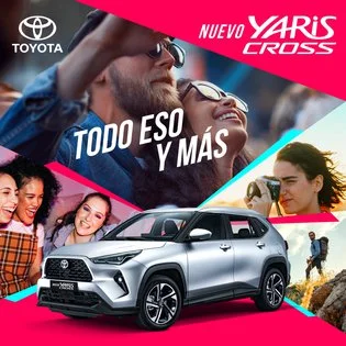 Banner Yaris Cross Híbrido